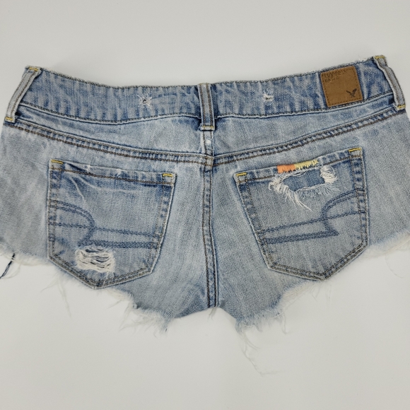 American Eagle Distressed Short Shorts - Picture 6 of 7